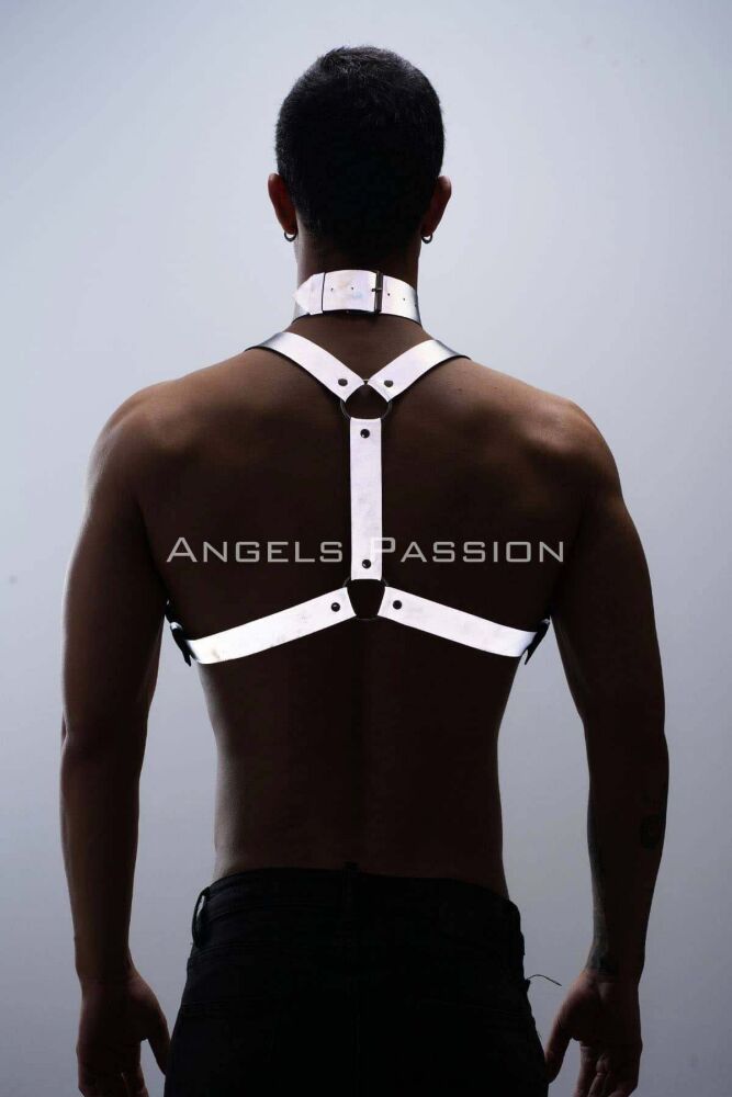 Reflective Choker and Chest Harness Set - 4