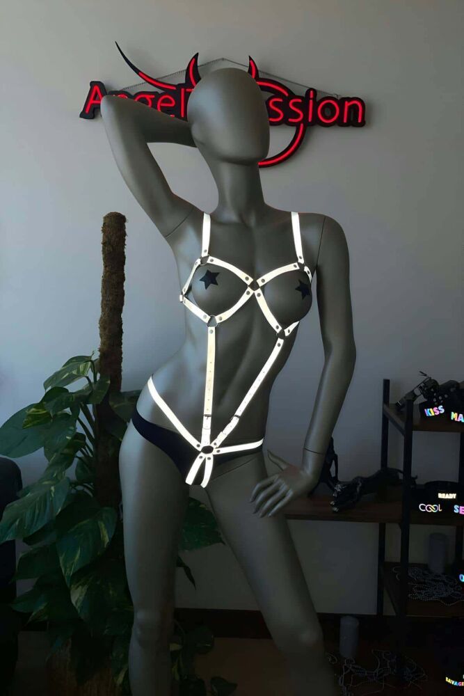 Reflective Dancer Harness for Night and Dance Wear - 6