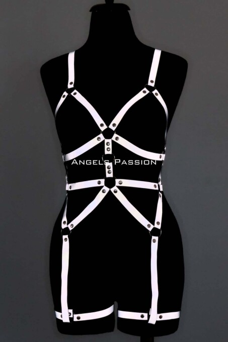 Reflective Full Body Harness, Reflective Dancer Accessory in the Dark - 1