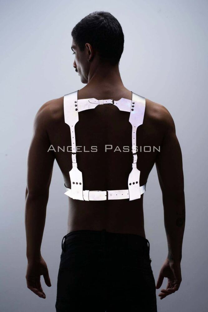 Reflective Glow in the Dark Men's Party Wear Harness - 5