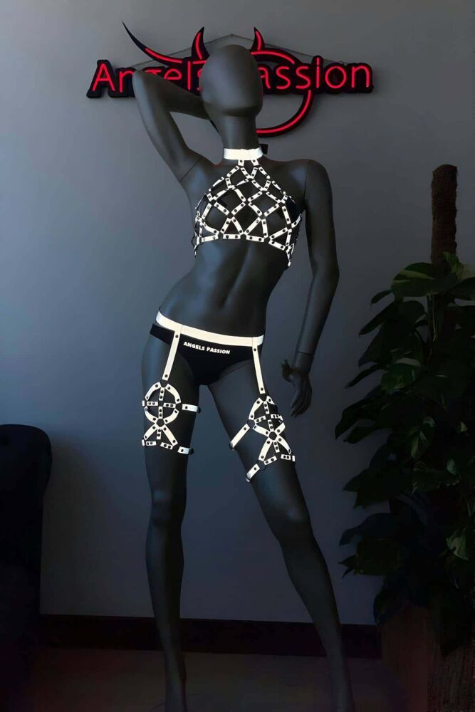 Reflective Harness for Club Dancer Outfits - 5