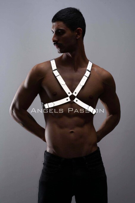 Reflective Men's Chest Harness for Partywear - 1