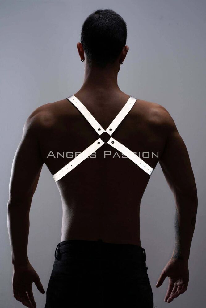 Reflective Men's Chest Harness for Partywear - 4