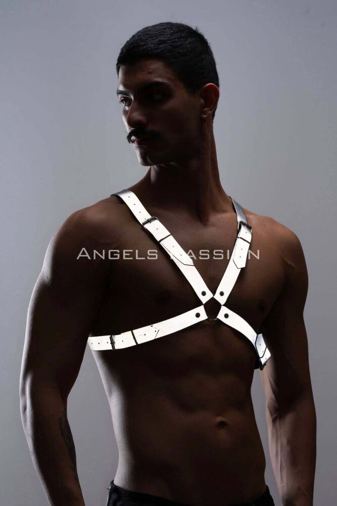 Reflective Men's Chest Harness for Partywear - 7