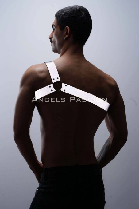 Reflective One-Shoulder Men's Chest Harness - 7