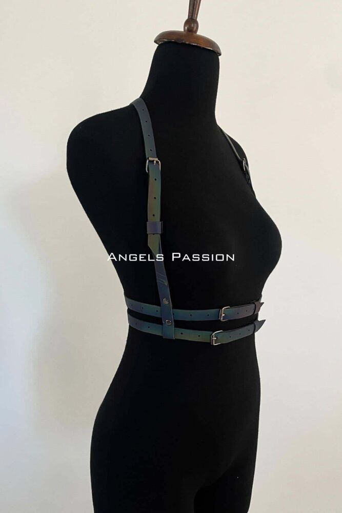 Renkli Reflektörlü Göğüs Harness, Karanlıkta Parlayan Göğüs Harness - APFT205 - 8