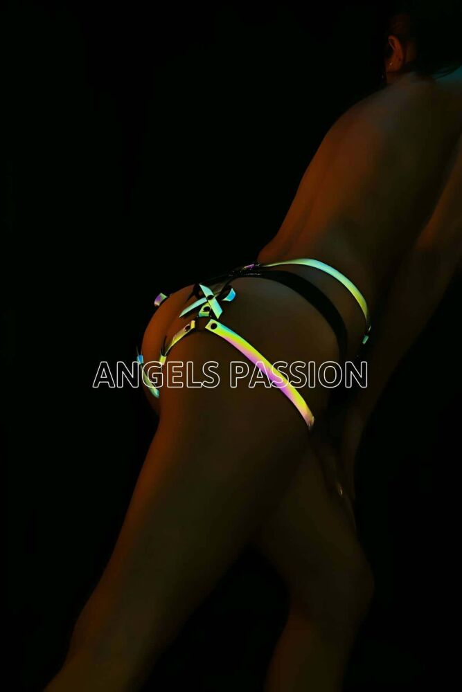 Sexy Hip Harness with Colored Reflectors - 1