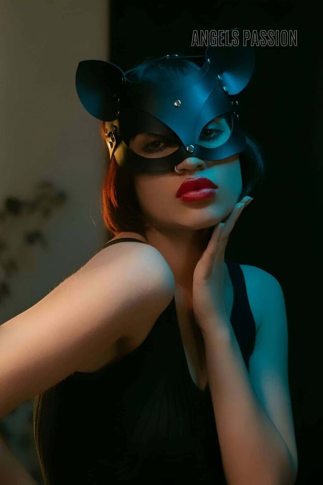 Sexy Leather Cat Mask, Multi-use - 4