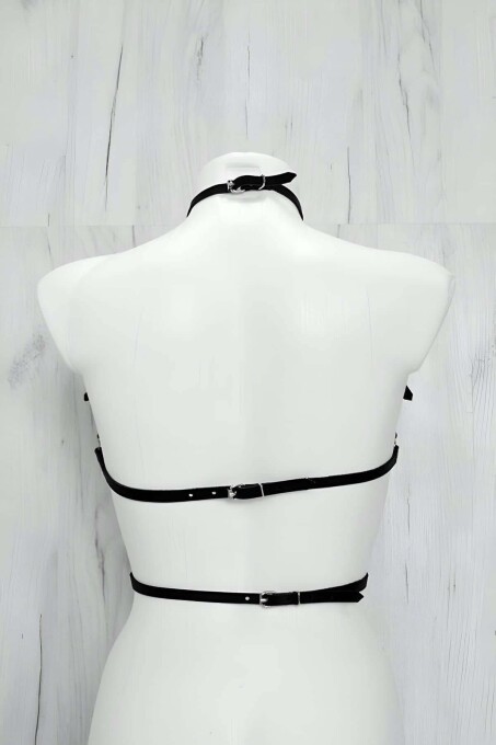 Sexy Leather Harness for Stylish Clothing - 3