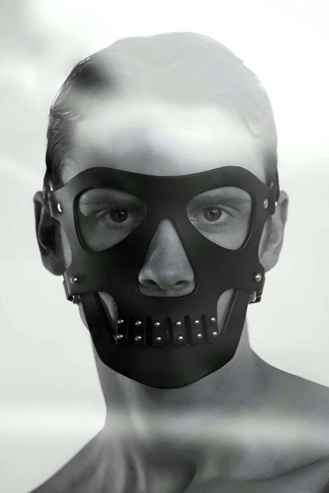 Sexy Leather Party Mask for Men, Stylish Design - 1