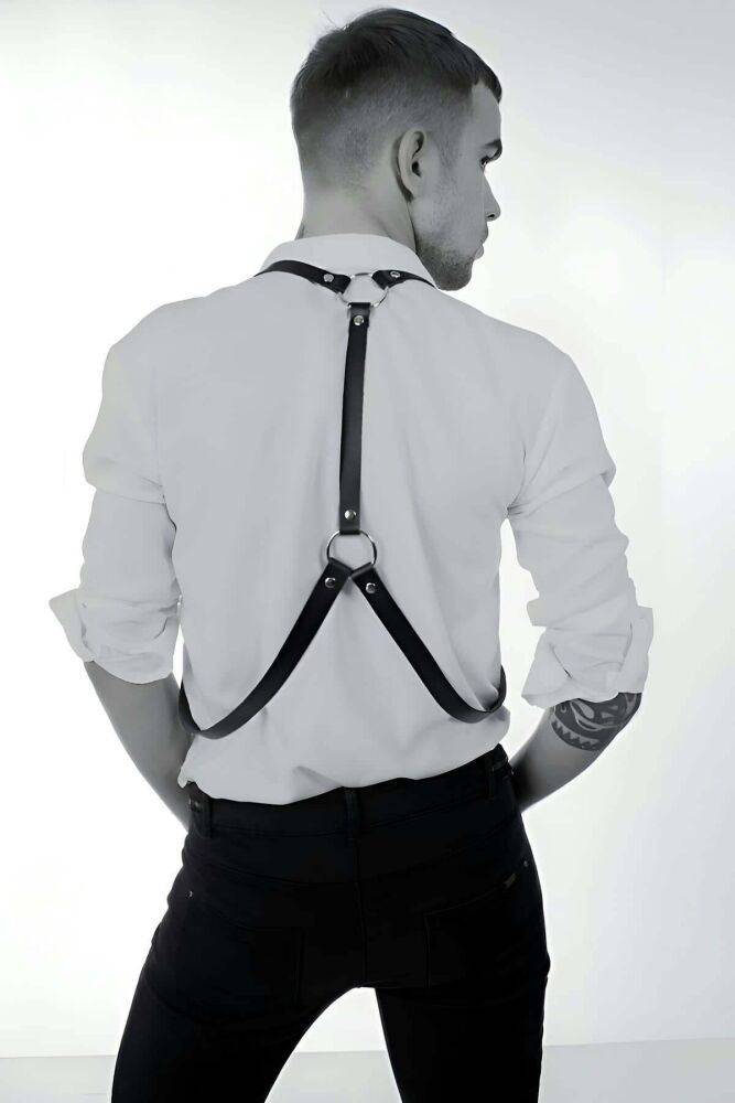 Sexy Leather Trouser Belt for Men - 2