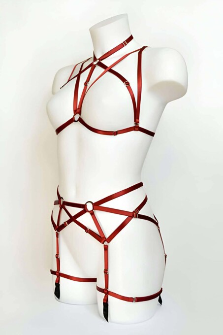 Sexy Lingerie Harness Set for Women - 1