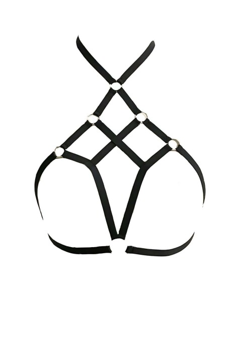 Sexy Rib Cage Leather Harness for Fashion - 2