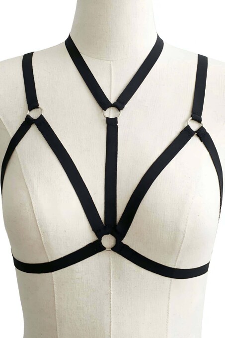 Special Design Leather Body Harness for Women - 3