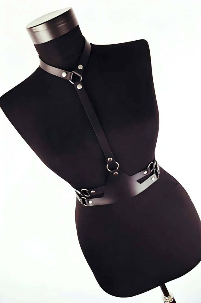 Custom Leather Harness Model - 2