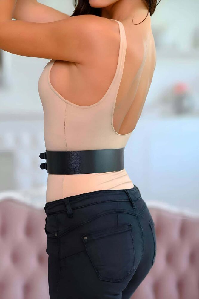 Stylish Dress Belt with Double Buckles for Women - 3