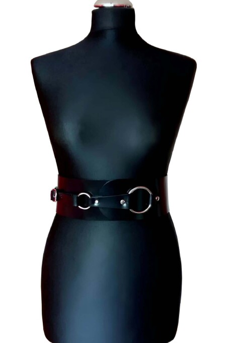 Stylish Leather Corset Dress Harness - 1