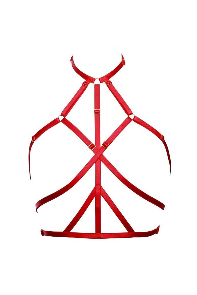 Stylish Rubber Chest Harness - 1