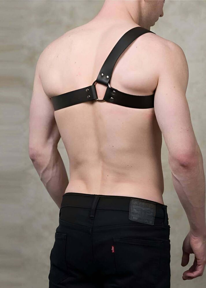 Thick Leather Fantasy Harness for Men - 3