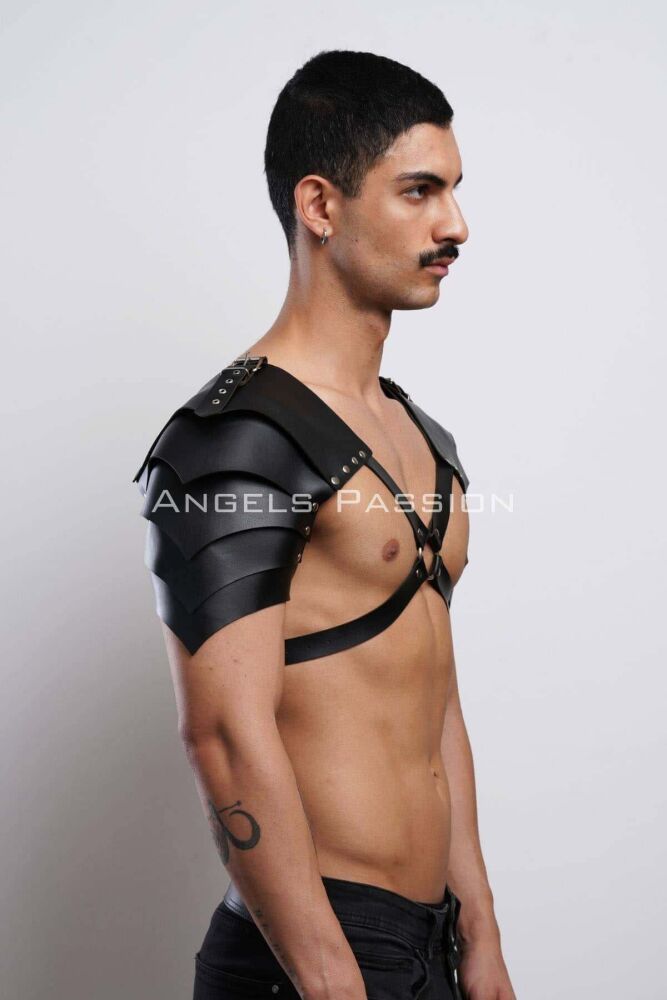 Two Shoulder Gladiator Harness for Stylish Men's Costume - 5