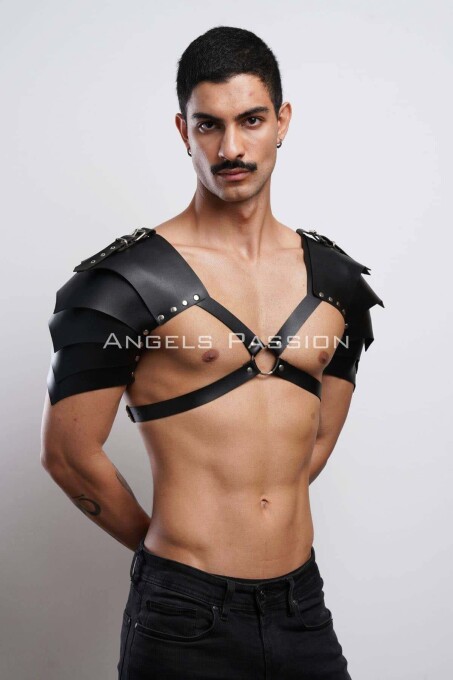 Two Shoulder Gladiator Harness for Stylish Men's Costume - 8