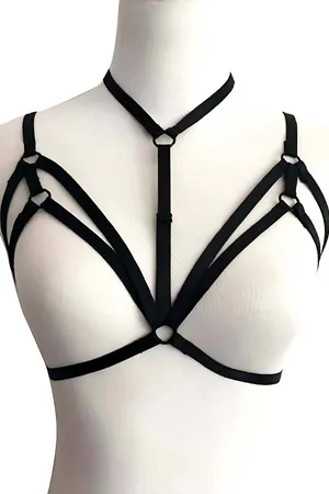 Chest Harness for Women - Adjustable Strap Lingerie Top