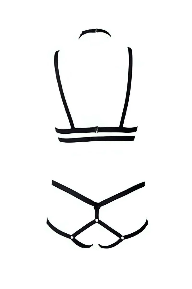 Adjustable Elastic String Bra Harness Set