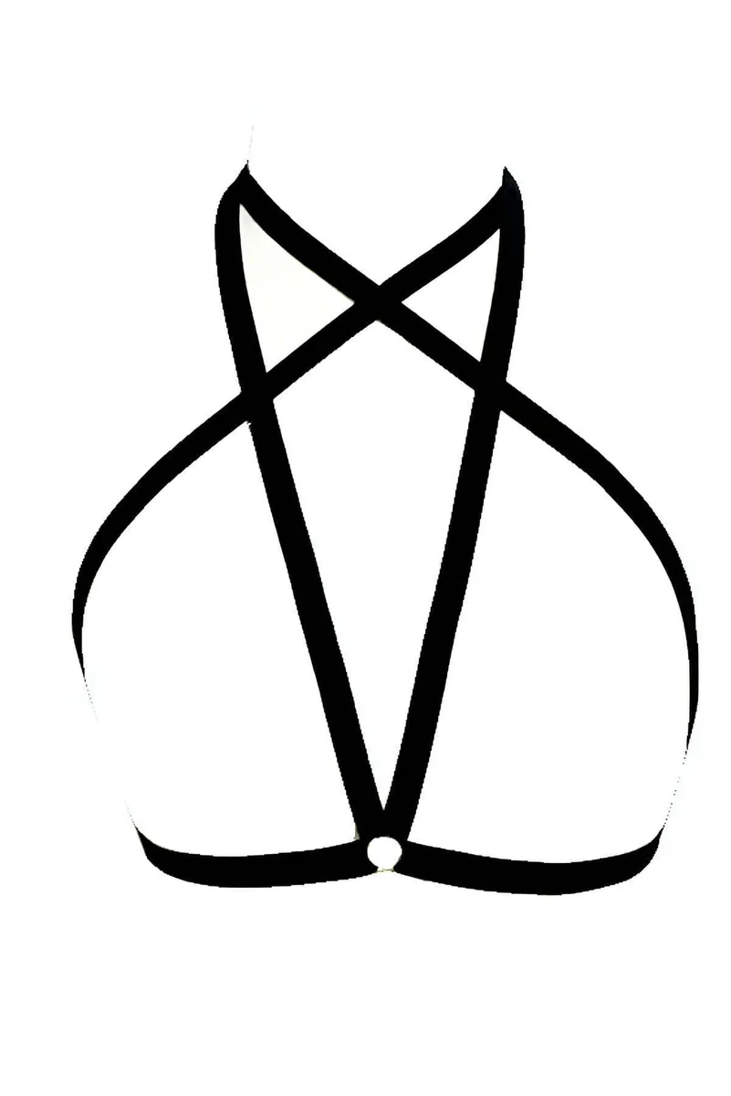 Sexy Back Harness Star Design - Adjustable Body Straps for Women