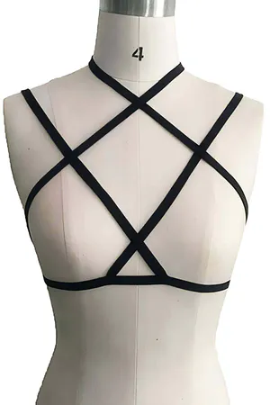 Chest Harness Strappy Lingerie Top - Adjustable Body Cage