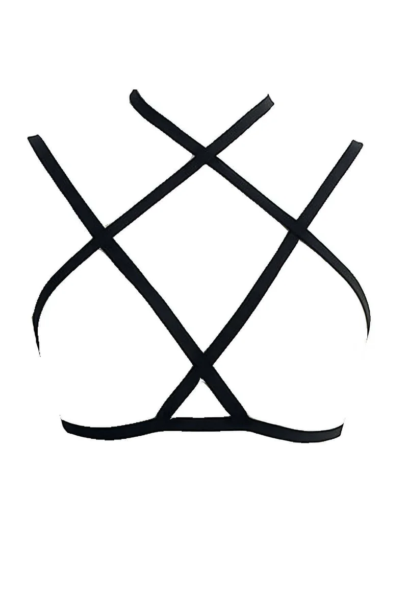 Chest Harness Strappy Lingerie Top - Adjustable Body Cage
