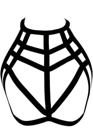 Chest Harness Strappy Geometric Body Cage for Women