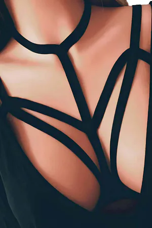 Chest Harness Strappy Top | Adjustable Caged Fashion Accessory