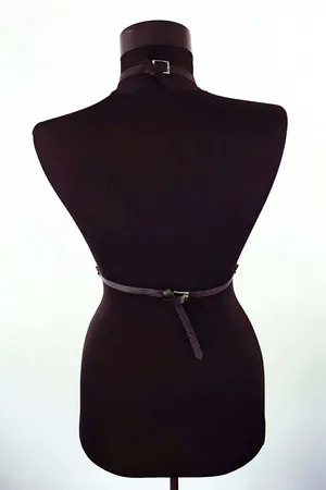 Adjustable Faux Leather Body Harness – Strap & Garter Lingerie