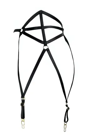 Cat Ear Garter Harness for Women - Adjustable Strappy Lingerie