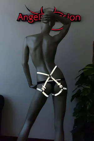 Dynamic Reflective Glow Hip Harness | Pole Dance & Stage Wear