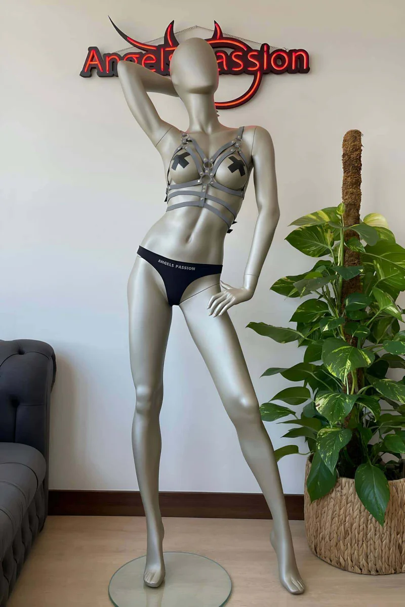 Festival yansıtıcı siyah harness kor