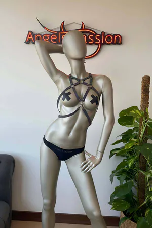 Reflective Body Harness for Women - Iridescent Rave Festival Wear