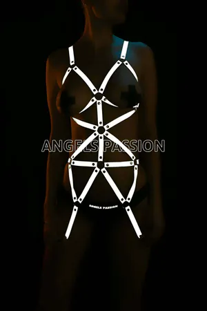 Reflective Body Harness for Women - Festival Rave Outfit