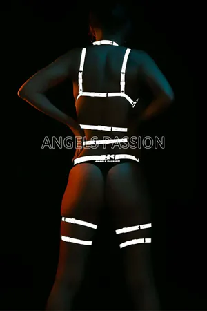 Reflective Harness Set for Women - Full Body Rave & Festival Wear