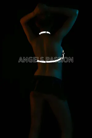 Reflective Harness Bra Top - Sexy Glow in the Dark Festival Outfit