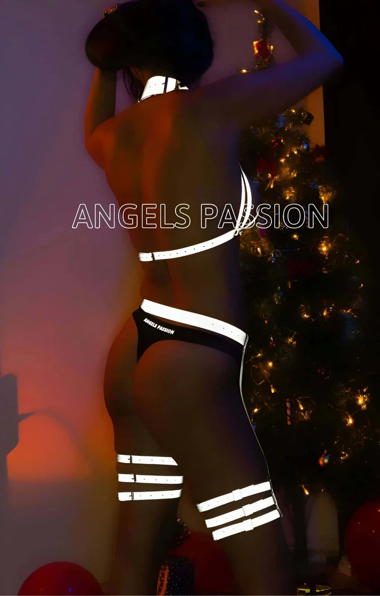 Reflective Harness Set That Glows Brightly for Club & Rave Nights