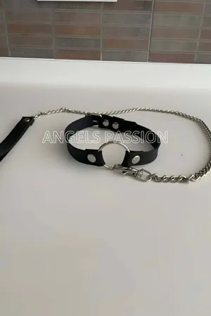 Chain Leather Collar - APFT323