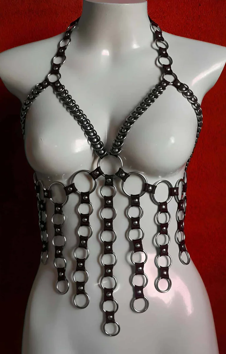 Sexy Elastic Bustier - Chest-Exposing Bustier Elastic Harness - APFT567
