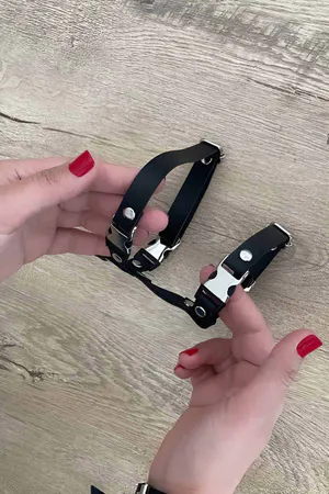 Cat Collar, Leather Cat Collar - NPC007