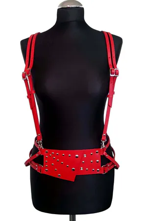 Fancy Leather Shoulder Strap Harness - APFT918