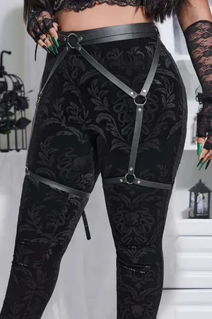 Sexy Leather Garter Harness - APFT956