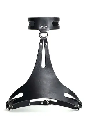Sexy Leather Men's Cuffed Harness - APFTM114
