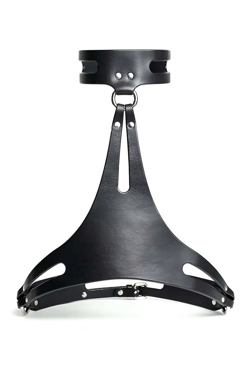 Sexy Leather Men's Cuffed Harness - APFTM114