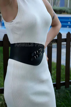 Leather Corset Belt, Elegant Dress Belt, Shirt Belt - APFT604