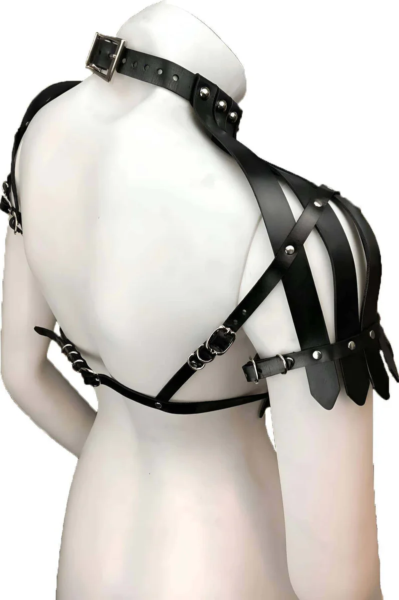 Warrior-inspired faux leather